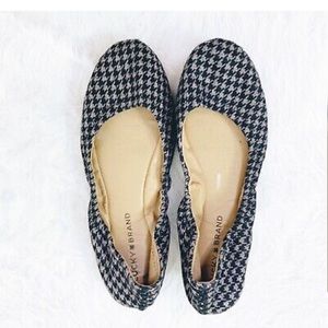 Lucky Brand Houndstooth Ballet Flats